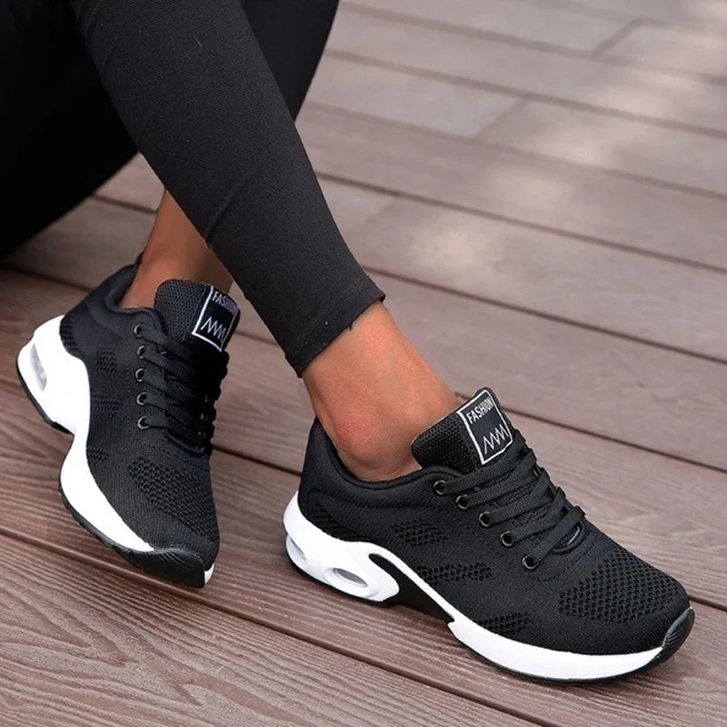Lena – Damen Sportliche Schnürsneaker