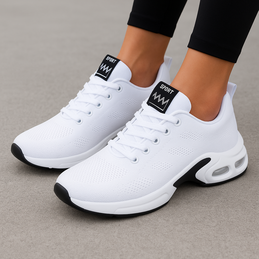 Lena – Damen Sportliche Schnürsneaker