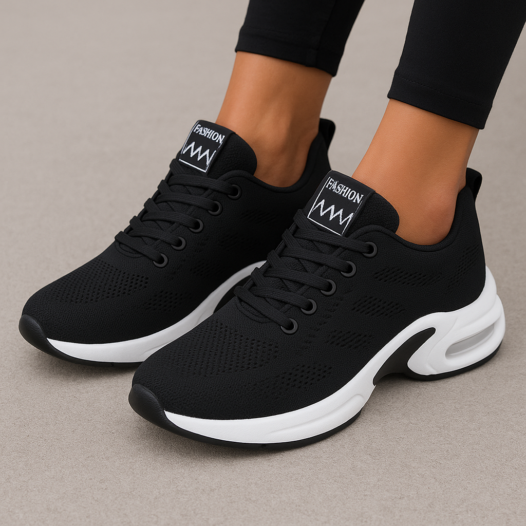 Lena – Damen Sportliche Schnürsneaker